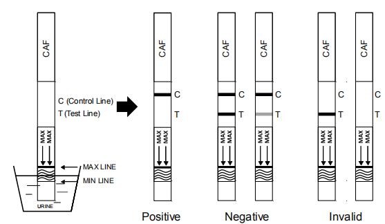 カフェインの質的な検出のための1000 ng/mLのセリウムの承認の薬物乱用テスト カセット/計深器/パネルのキットの急速なテスト