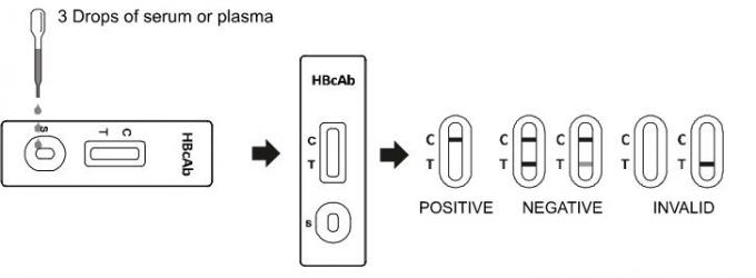 ISO13485/セリウムの HBcAb 血清または血しょうの肝炎の中心の抗体(HBcAb)を検出する急速なテスト キット
