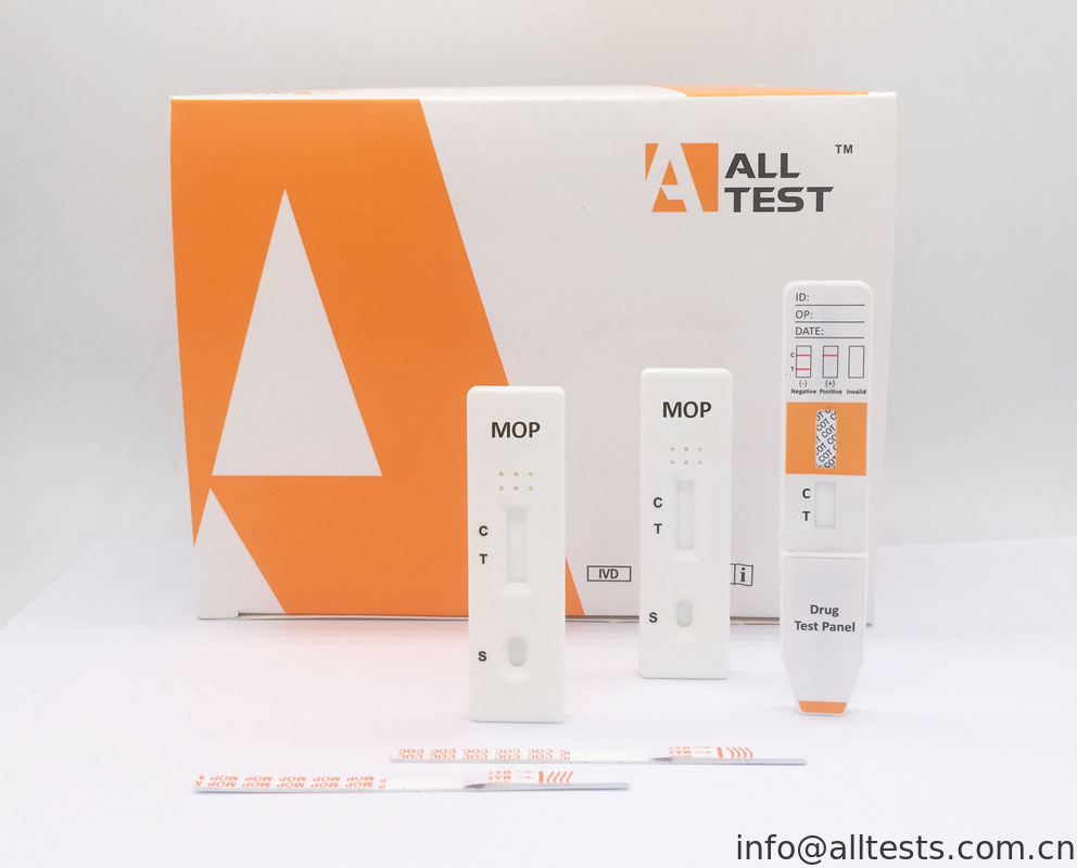One Step Morphine MOP Rapid Diagnostic Test Kits High Sensitivity Easy To Use