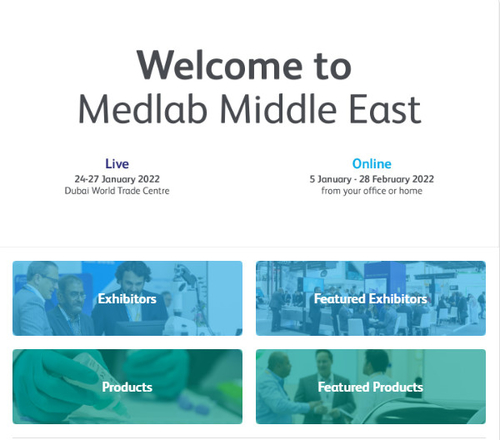 Latest company news about Medlab中東2022年のOnlineのALLTEST Participates Exhibition