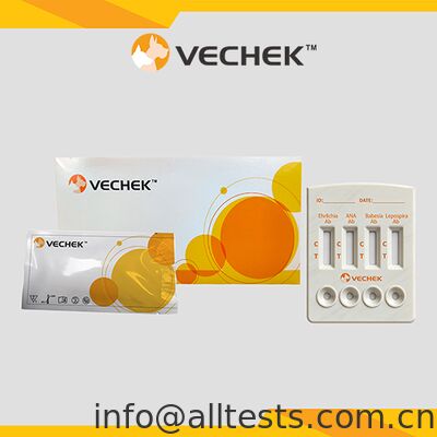 お買い得 犬用コンボ・ラピッドテストカセット エリヒキア アナプラズマ バベシア レプトスピラ 抗体 迅速な結果 高精度 シンプルな操作 オンライン