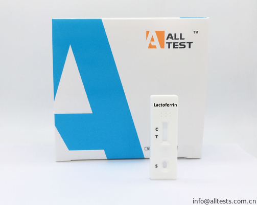 Good price Lactoferrinの渡される人間の糞便のセリウムの側面フロー試験ストリップ急速なテスト カセット オンライン