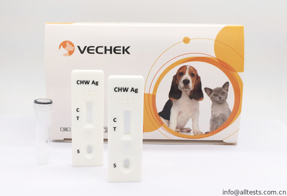 Good price ポリプロピレン/ポリスチレン急速なテスト キットの安定した犬のHeartworm Agテスト オンライン