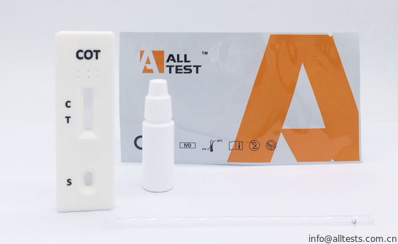 Good price 折畳み式ベッド全血/Serum/Plasmaのニコチンの代謝物質のFDA 510Kのための急速なテスト カセット薬物乱用テスト キット オンライン