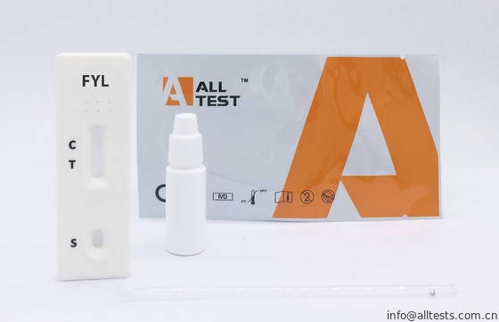 Good price FYLのフェンタニル急速なテスト カセット薬物乱用テスト キットの容易な使用セリウムは人間の全血/Serum/Plasmaで証明しました オンライン