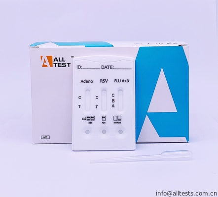 Good price コンボ アデノウィルス/RSV/インフルエンザA+Bの質的な検出のための急速な感染症テスト オンライン
