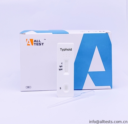 Good price 急速なテスト キットの側面流れImmunochromatographicは試金します腸チフス性の急速なテスト カセット（血清/血しょう）を オンライン