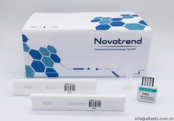Good price 前立腺の血清/plasmaのNovatrendの蛍光性の免疫学的検定の検光子による特定の抗原の(PSA)の診断試験キットの使用 オンライン