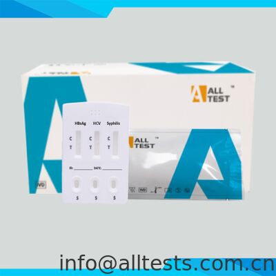 お買い得 HBsAg/HCV/梅毒 コンボ 急速検査 カセット (全血/血清/血球) オンライン