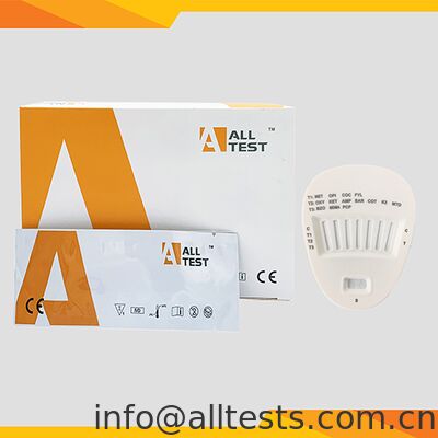 お買い得 3~10 分間の読み取り時間,CE 認証,最大17の薬剤をテストした口腔液のためのマルチドラッグ・ラピッドテストカセット オンライン