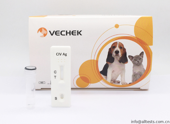 Good price 簡単な急速な診断キットおよびQuciklyを使用して犬のインフルエンザ ウイルスAgテスト オンライン
