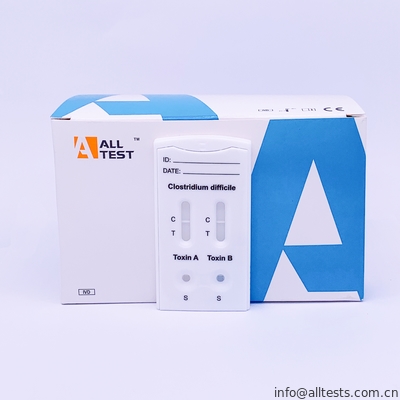 Good price セリウムの側面流れImmunochromatographicはクロストリジウムのdifficile毒素A+の毒素Bコンボの急速なテスト カセットを試金します オンライン