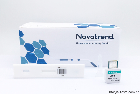 Good price Novatrendの蛍光性の免疫学的検定の検光子の血清/Plasmaによる抗原の(CEA)便利なCarcinoembryonicテスト容易な使用 オンライン