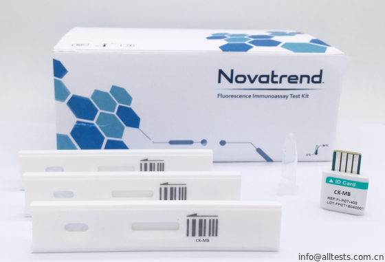 Good price 人間の全血/serum /plasmaの蛍光性の免疫学的検定の検光子によるNovatrendのクレアチンのキナーゼMB （CK-MB）テスト使用 オンライン