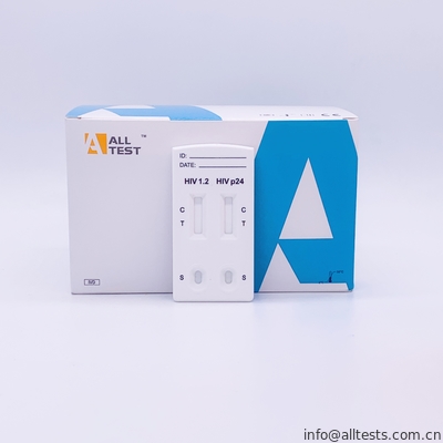 Good price 1匹のステップHIV 1.2およびP24コンボの急速なテスト カセット（全血/血清/血しょう） オンライン
