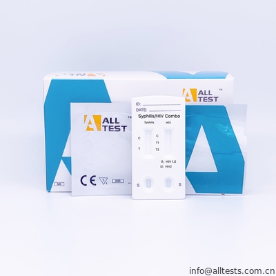 Good price AllTestの梅毒/HIV 1.2.Oコンボの急速なテスト キットの感染症 オンライン
