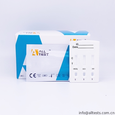 Good price HBsAg /HCV /HIV血清/血しょうの標本が付いているコンボの急速なテスト カセット オンライン